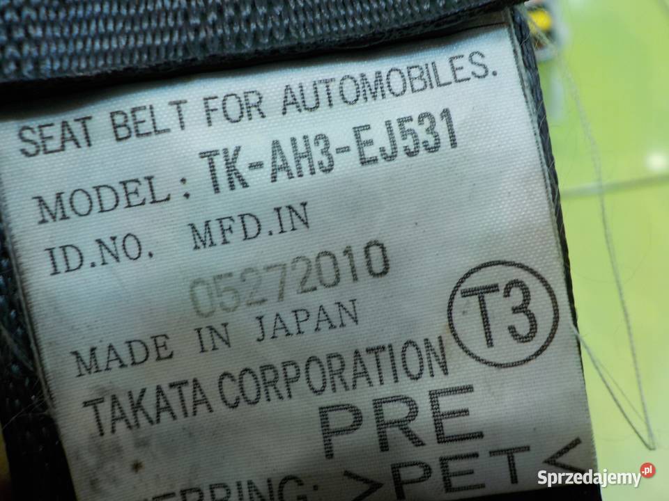 HONDA INSIGHT II 10r 5D pas bezpieczenstwa lewy Suków