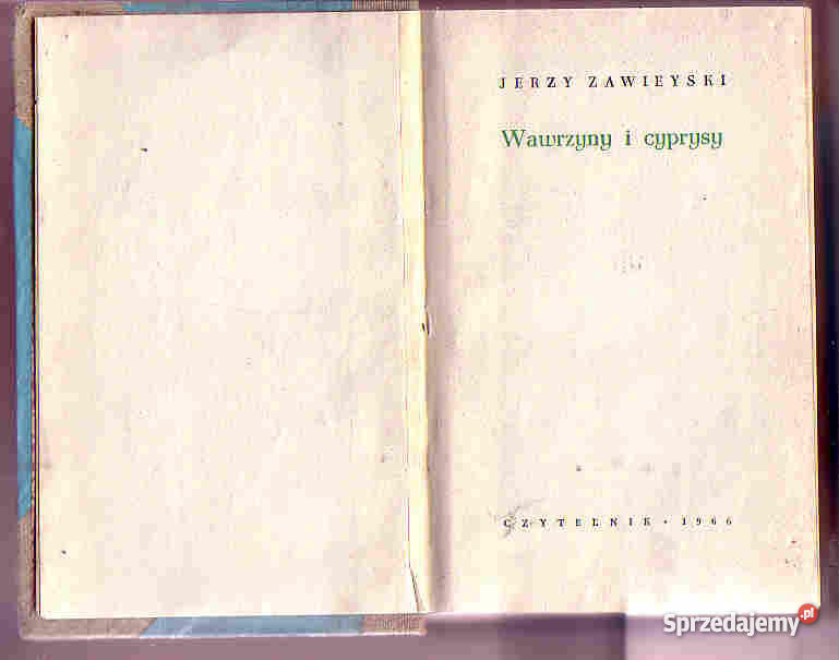3839 WAWRZYNY I CDYPRYSY JERZY ZAWIEYSKI Czyrna