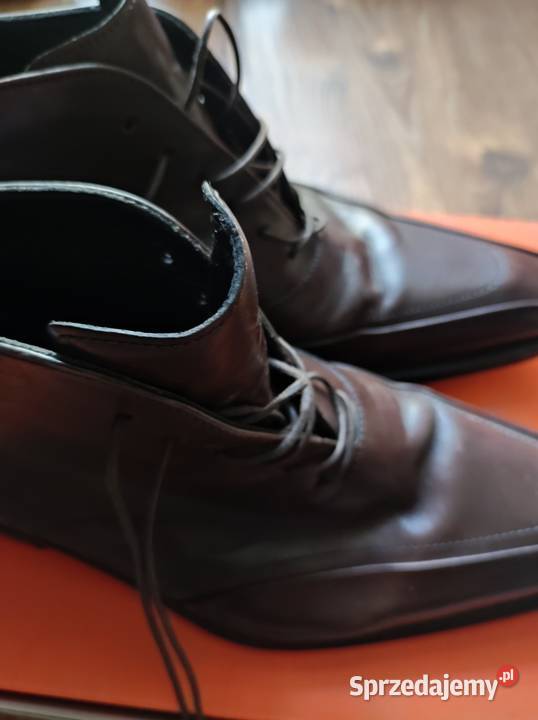WŁOSKIEMARKOWE SKÓRZANEMĘSKIE BUTY HUGO BOSS r Piła