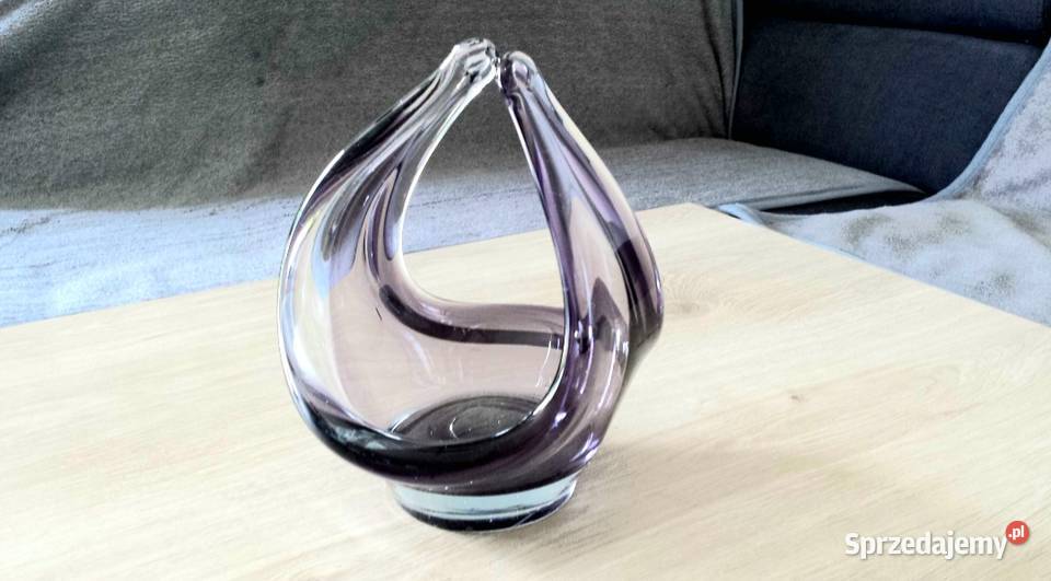 Szkło Murano Patera Murano Włochy Lata 60te 70te