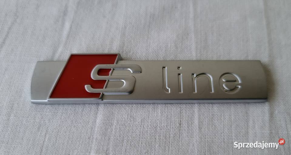 Logo S Line Audi aluminiowe Nowe emblemat grill sprzedam