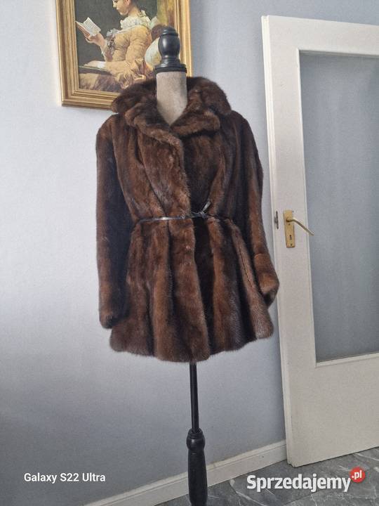 Futro naturalne z norek Kurtki i płaszcze
