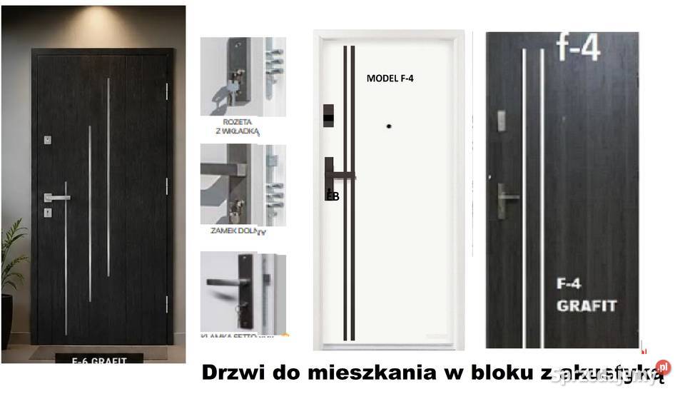 Drzwi wejściowe zewnętrzne akustyczne z montażem Katowice