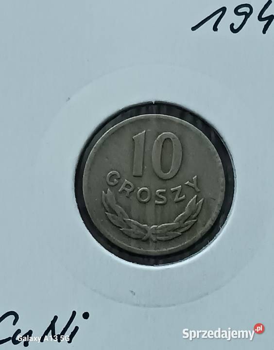 10 Groszy 1949 r CuNi Konin