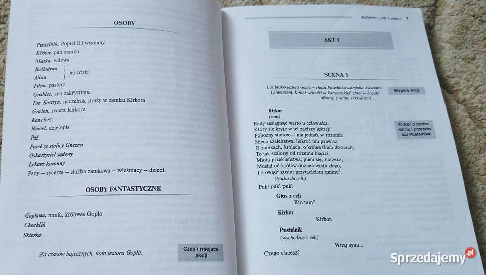 Balladyna Juliusz Słowacki Lektura z miękka pomorskie Gdańsk