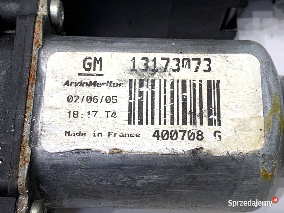 PODNOŚNIK SZYBY LEWY PRZÓD OPEL CORSA C 13173073 Mechanizmy opuszczania szyb sprzedam