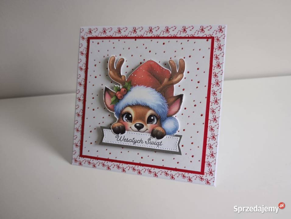 Kartka Świąteczna Boże narodzenie ręcznie łódzkie Łódź
