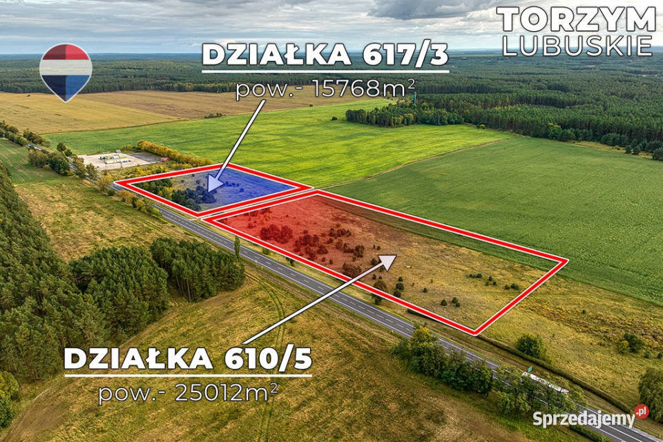 Na sprzedaż 2 działki z potencjałem lubuskie