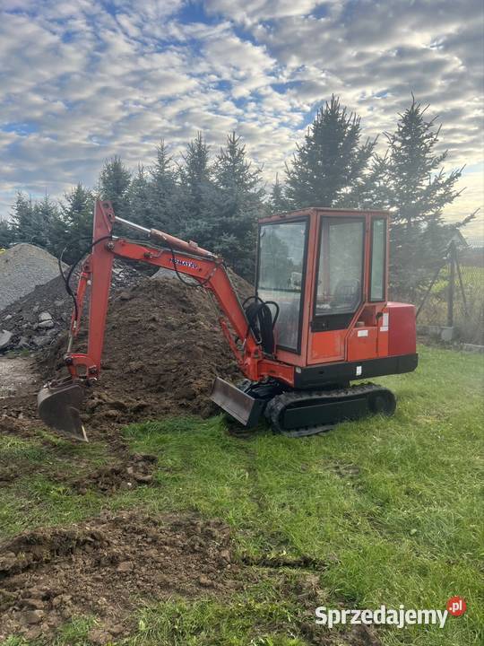 Minikoparka koparka Fai 212 Komatsu 1500 podkarpackie