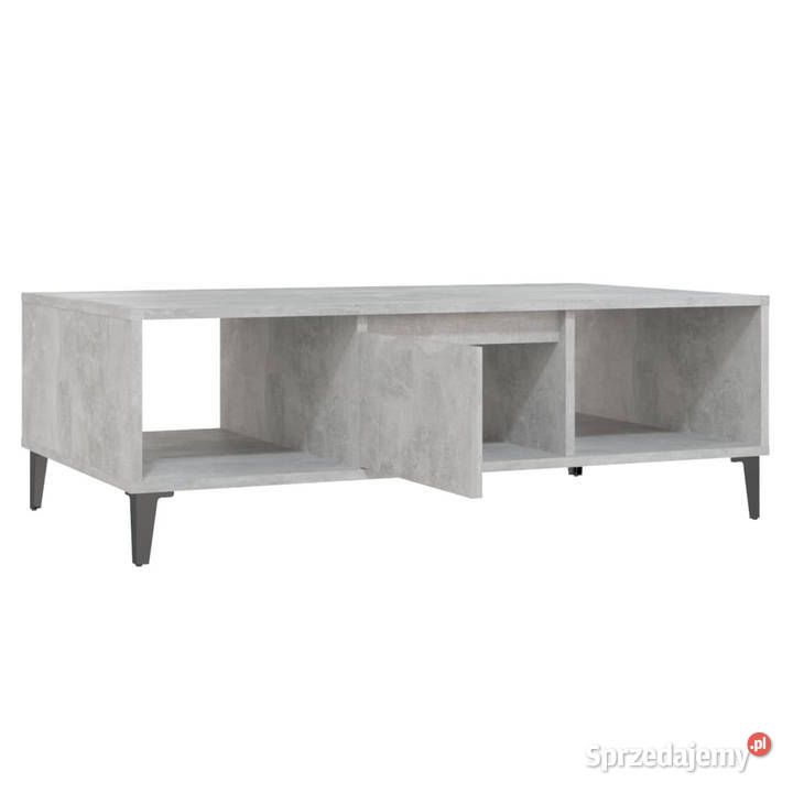 Stolik kawowy szarość betonu 1035x60x35 WM806026 Warszawa