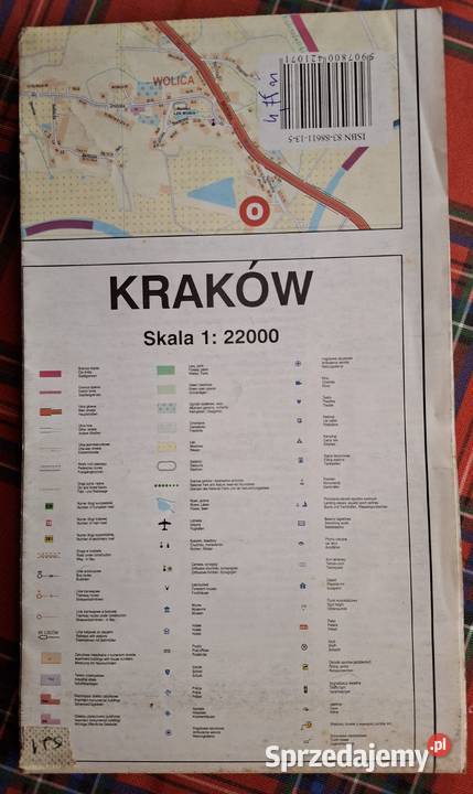 Kraków 122 000 plan miasta