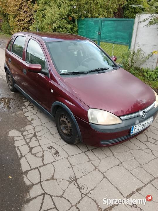 Opel Corsa 17 DTI diesel Wspomaganie klima itp immobilizer Corsa Poznań