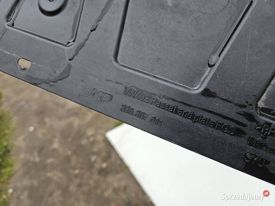 VW PASSAT B9 3J0 RLINE PŁYTA OSŁONA POD ZDERZAK osobowe wielkopolskie Międzychód