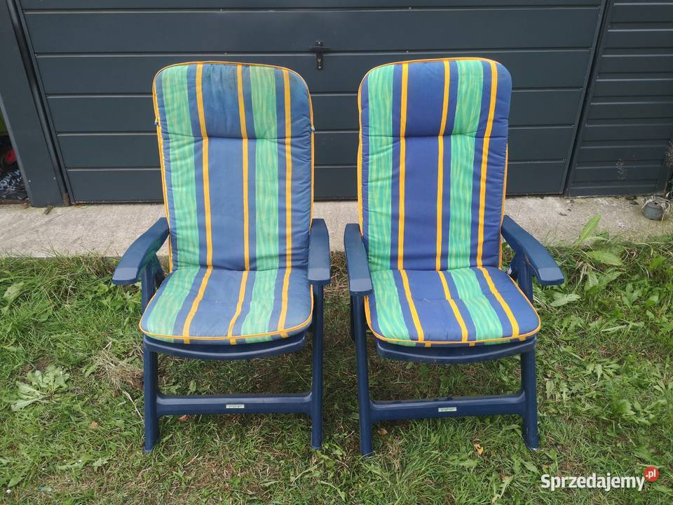 2 krzesła ogrodowe STEINER z poduszkami