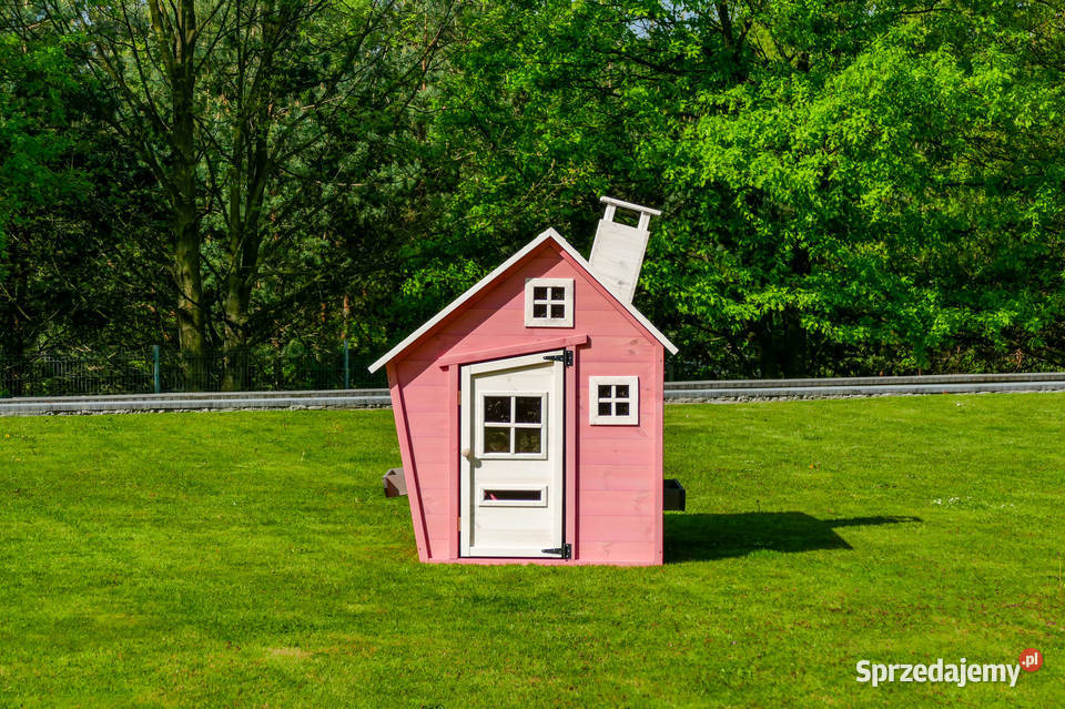 Drewniany domek ogrodowy dzieci Trzemeśnia