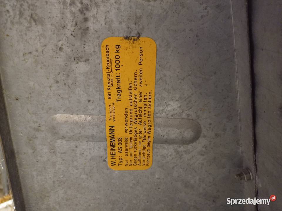 Najazdy garażowe aluminiowe samochodowe