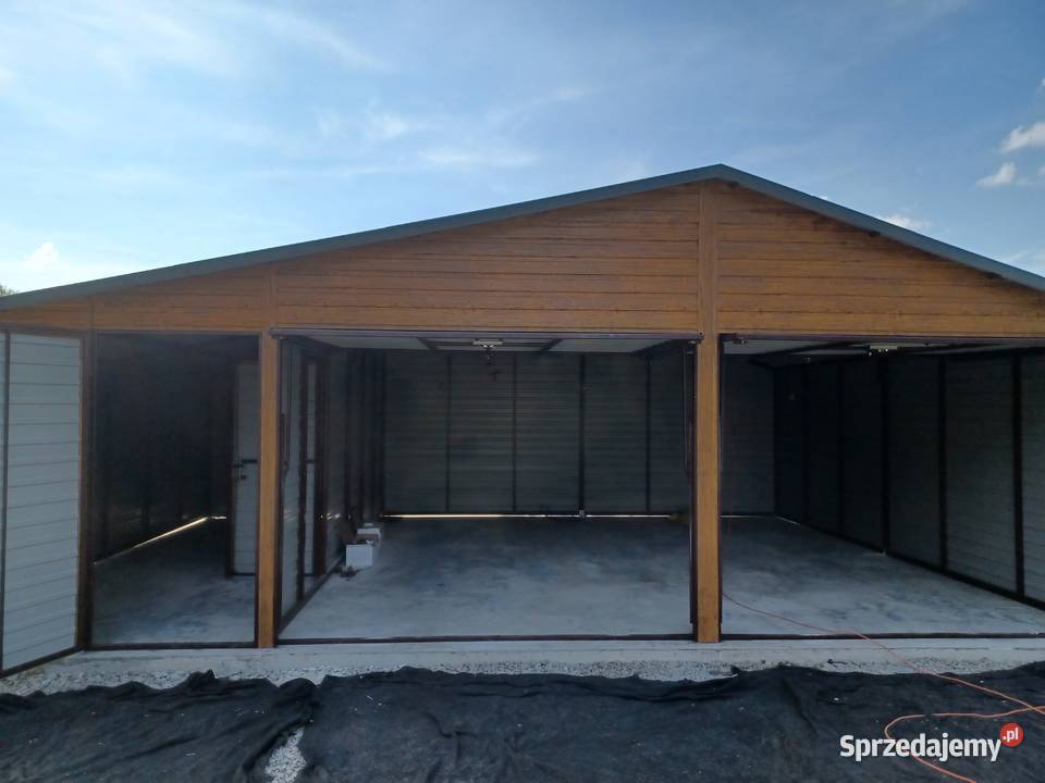 Garaż Blaszany WIELOSTANOWISKOWY 9x6 Wiata Legnica