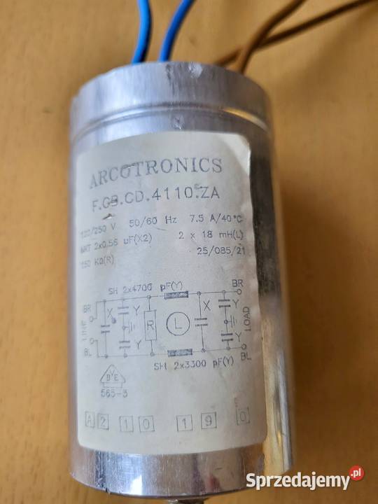 Filtr przeciwzakłóceniowy Arcotronics 75A 250V