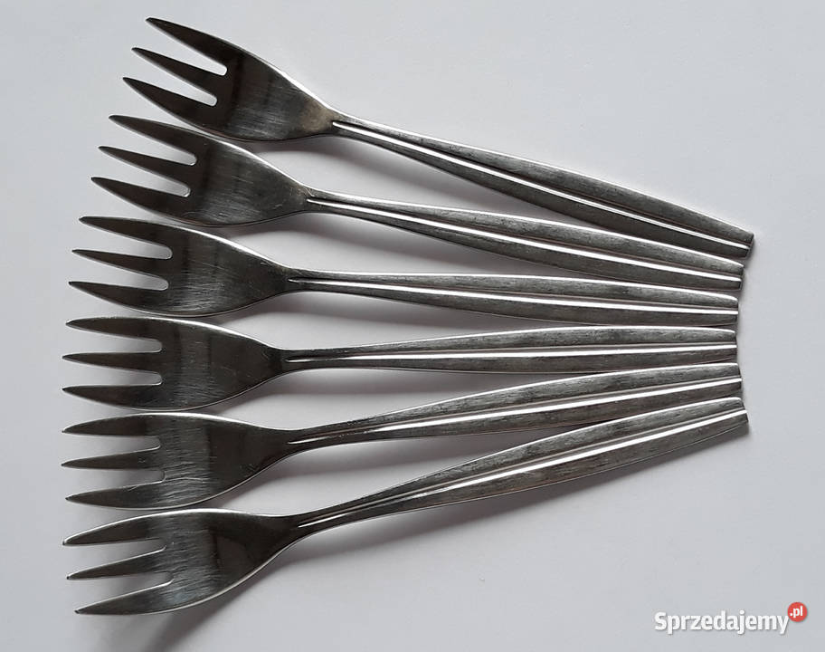 Widelczyki MARS Hefra Hefrasil sztućce PRL Zastawa stołowa śląskie Dąbrowa Górnicza sprzedam