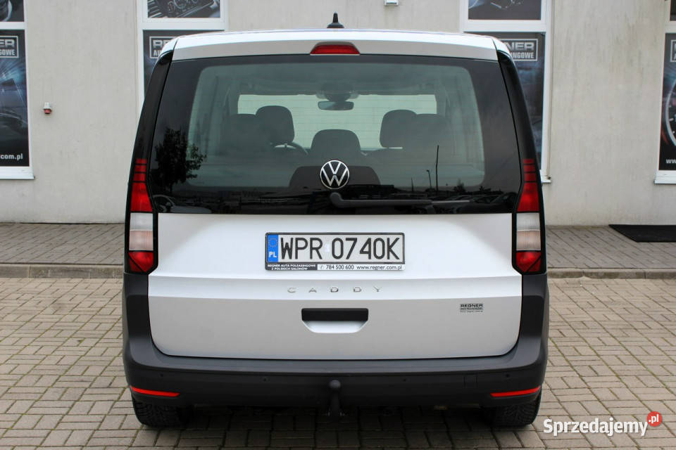 Volkswagen Caddy SalonPL FV23 Hak Lane Assist Sokołów