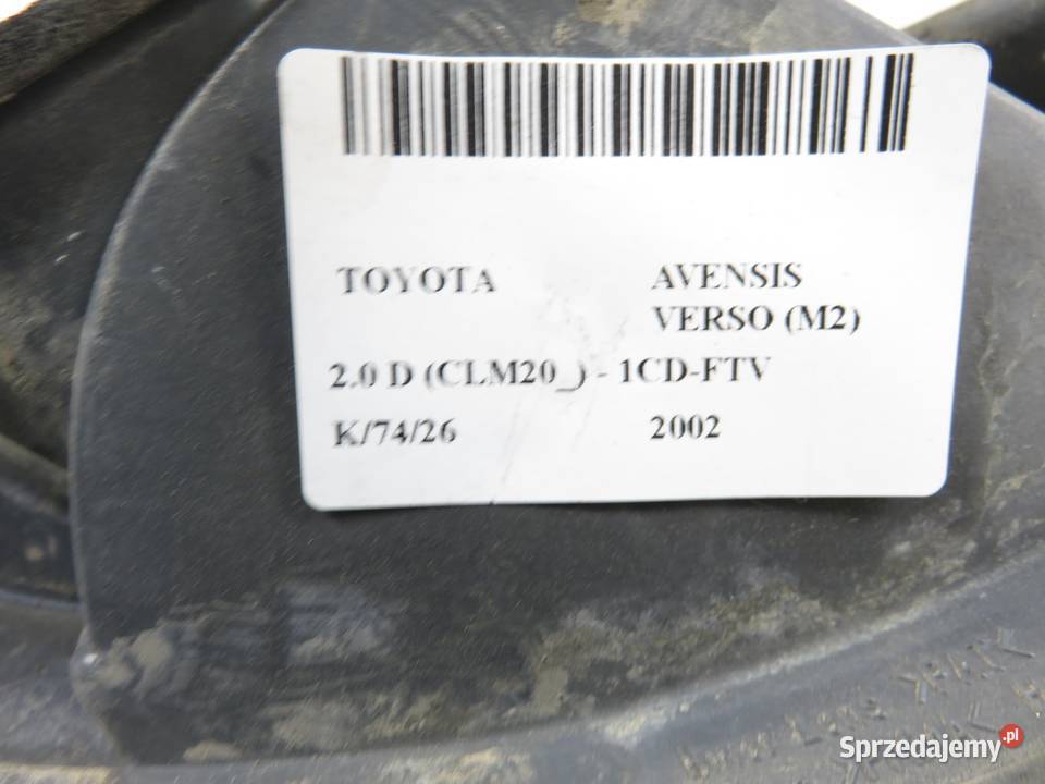LAMPA PRAWA TYLNA TOYOTA AVENSIS VERSO M2 małopolskie