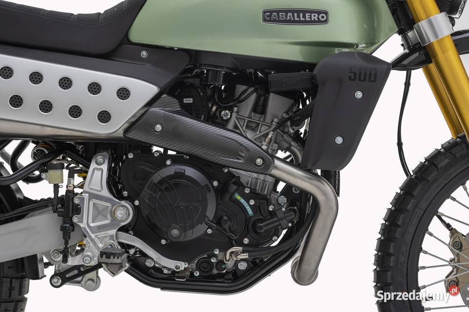 Fantic Caballero 500 Scrambler Rally ZIELONY Szczecin