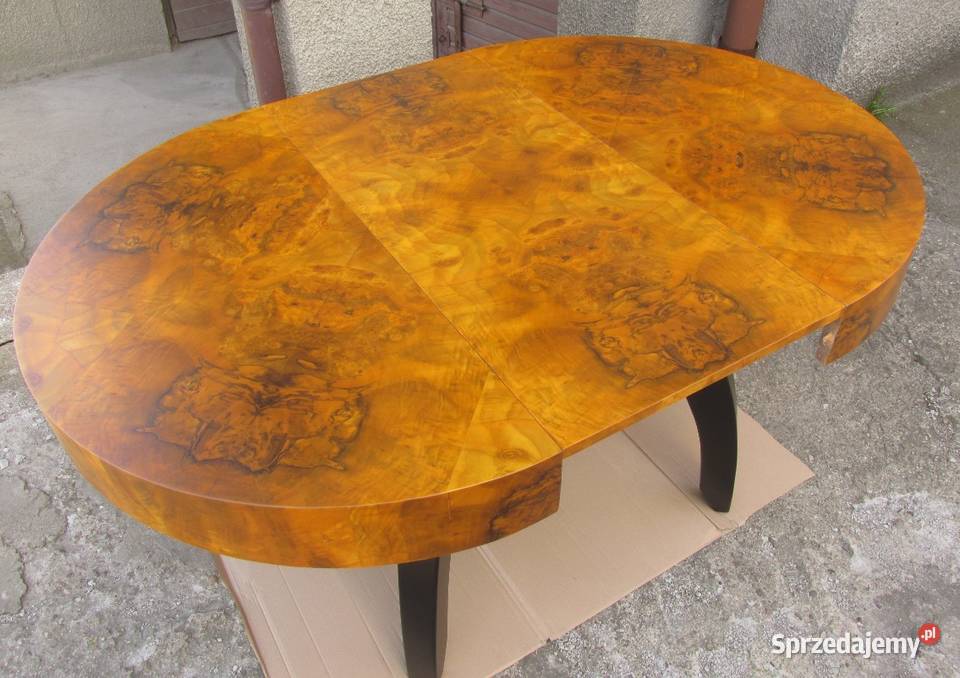 Stół Art Deco Halabala J121 Tulipan orzech Białystok