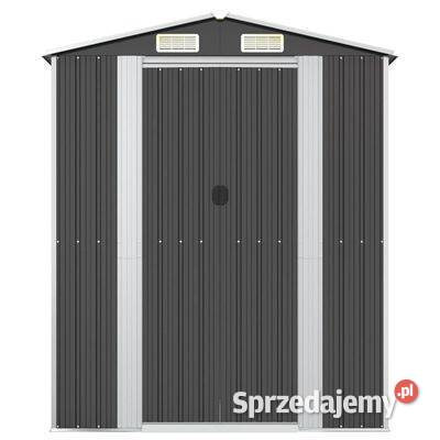 vidaXL Szopa ogrodowa antracytowa stal Warszawa