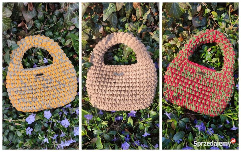 Torebka ze sznurka handmade