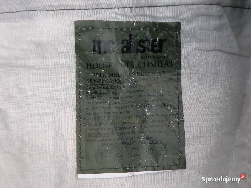Spodnie BDU woodland McAlister Medium Militaria dolnośląskie Wrocław