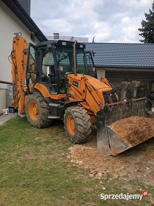 Jcb 3cx contractor umowa koparko ładowarka 4x4 Pilica