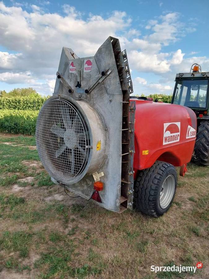 Opryskiwacz sadowniczy Wanner K 1500L lubelskie Majdan Moniacki