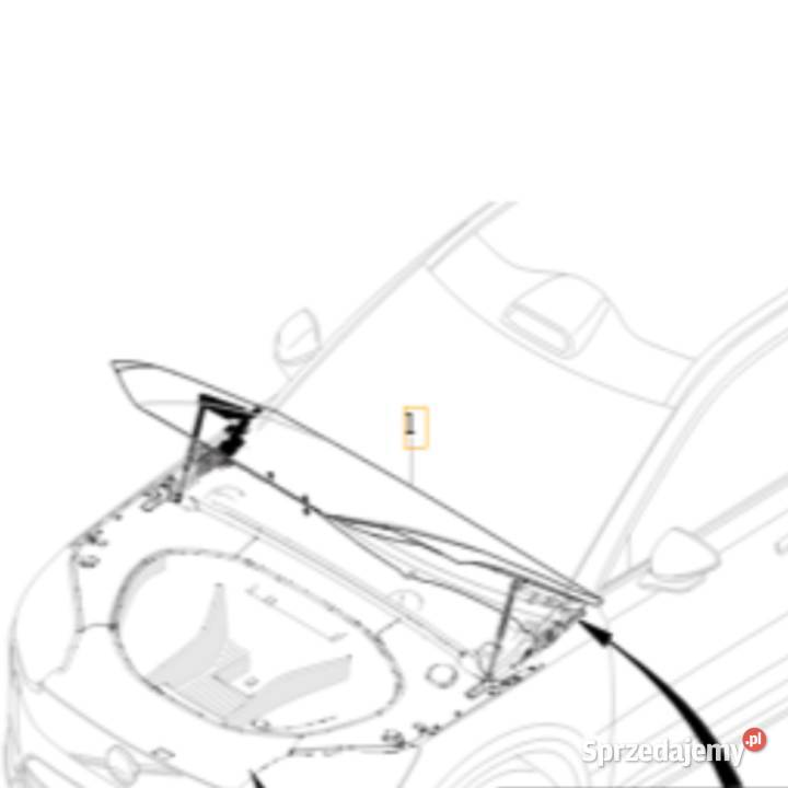 VOLVO EX90 maska silnika oryginalna 32318881
