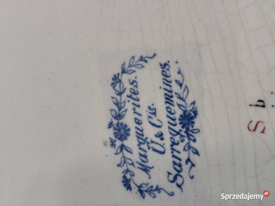 Antyczna Waza Do Zupy Sarreguemines sprzedam