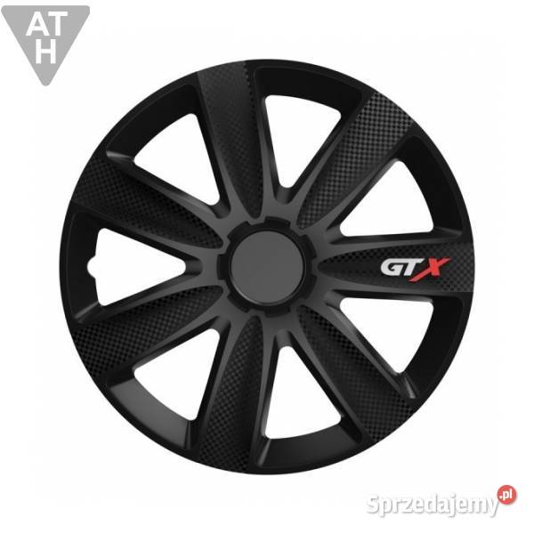 KOŁPAKI 16 KOMPLET CARBON CZARNE 4 SZTUKI Mrągowo