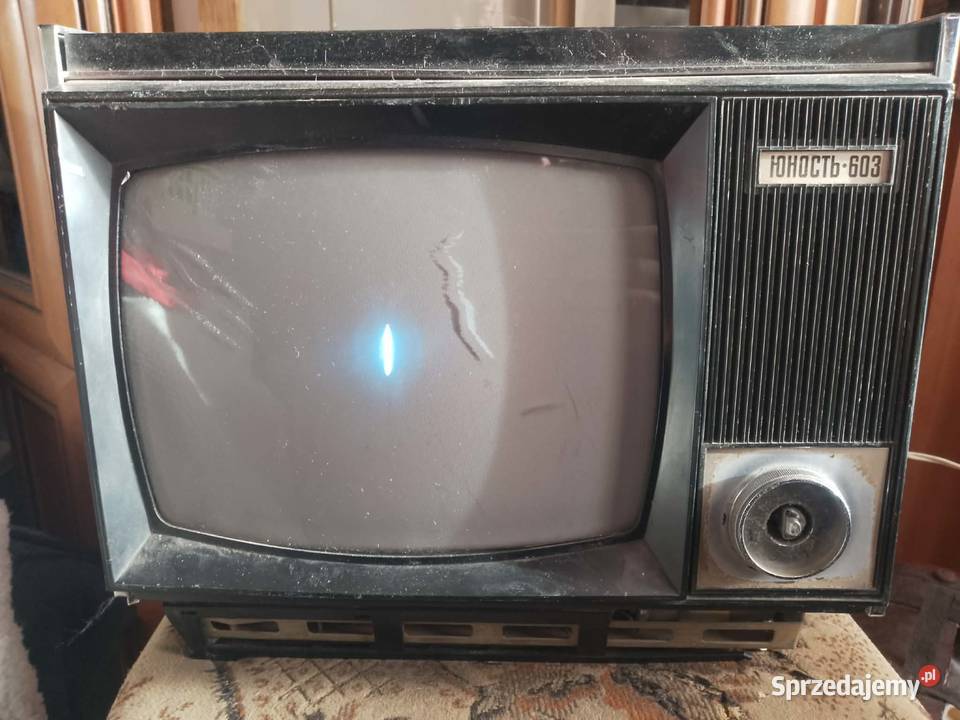 Telewizor retro kolekcjonerski R603 radziecki Telewizory Legnica