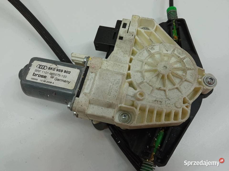 MECHANIZM SZYBY PRAWY PRZÓD 8K0959802 Audi A4 IV Mechanizmy opuszczania szyb