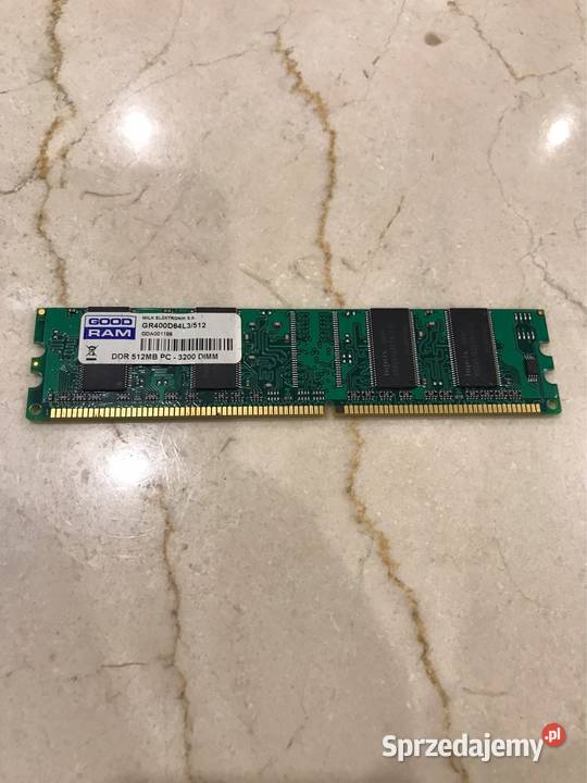 Kość pamięci GoodRam DDR 512 MB PC Małogoszcz sprzedam