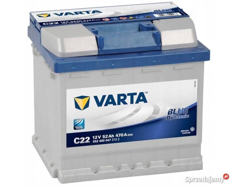 Akumulator VARTA BLUE DYNAMIC C22 52Ah 470A Toruń