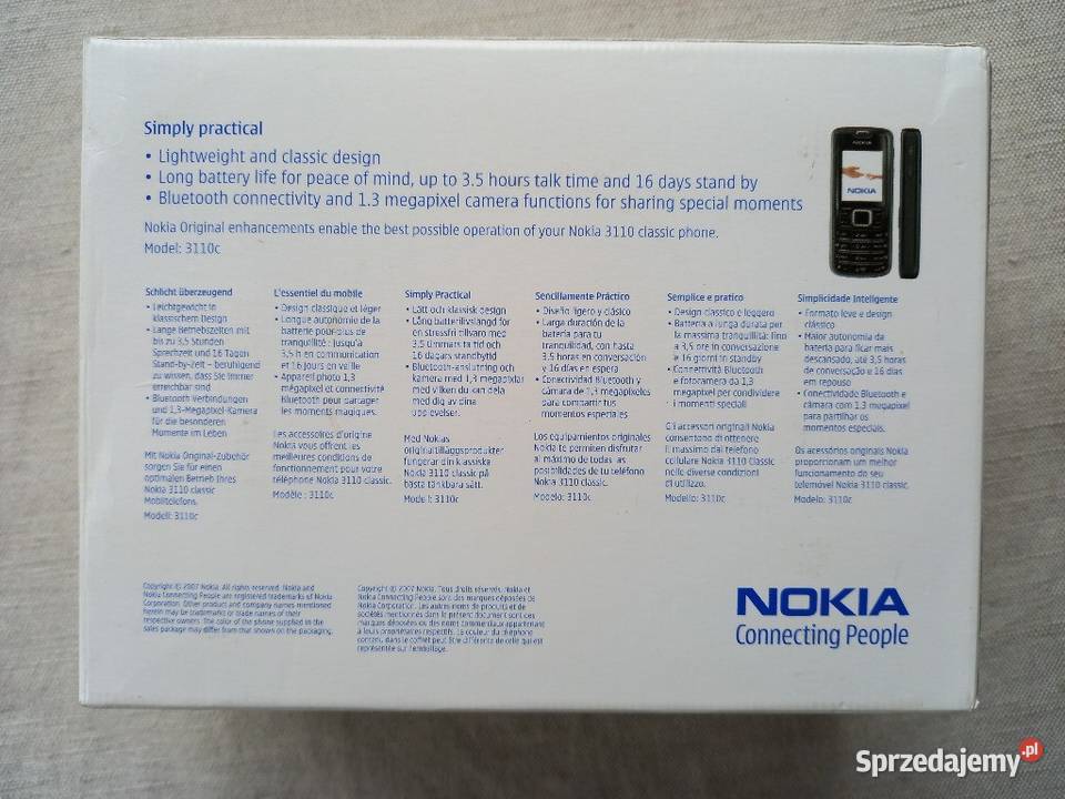 Pudełko z Noki 3110 Pozostałe Tomaszów Lubelski