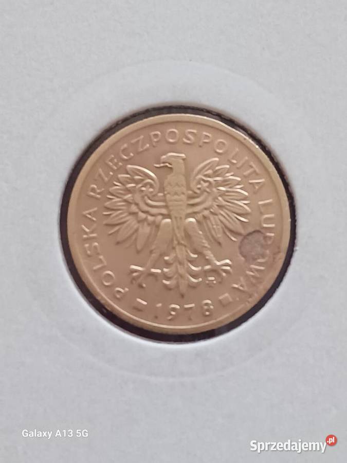 2 złote 1978 r ze znakiem mennicy 13 najniższy Antyki, Sztuka, Kolekcje Konin