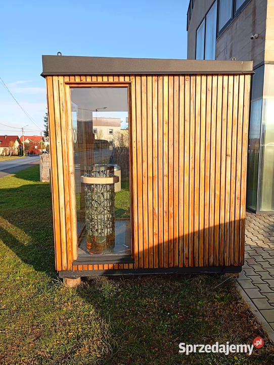 Sauna zewnętrzna elektryczna lamel OKAZJA Andrychów