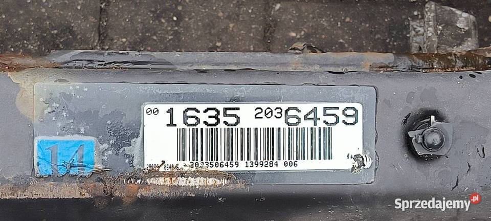 BELKA SANKI TYŁ MERCDESBENZ C 160 0016352036459 Lipno sprzedam