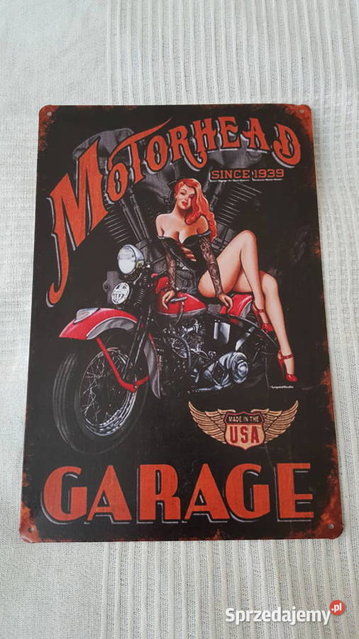 METALOWA TABLICZKA SZYLD RETRO CLASSIC DO GARAŻU wielkopolskie