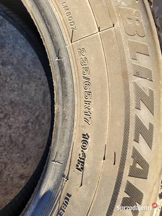 Opony zimowe 23565 r17 Bridgestone blizzak Lm80