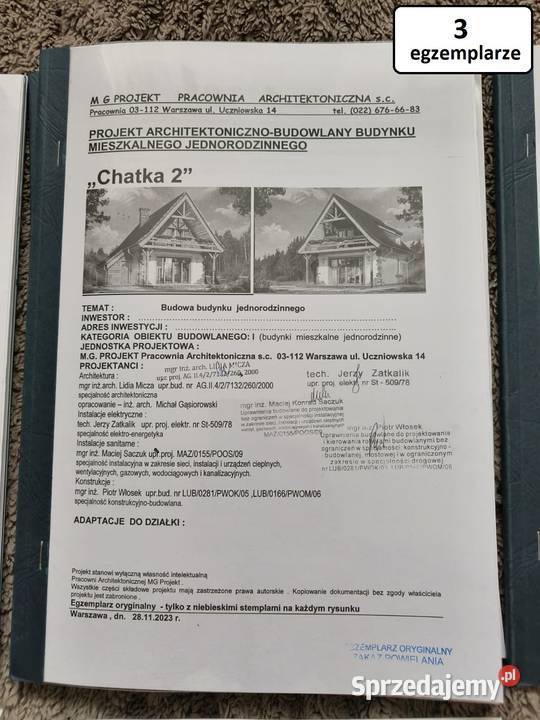 Projekt Domu Chatka 2 Kupiony 5500 Dom do 70 m2 Pozostałe małopolskie Dobra sprzedam