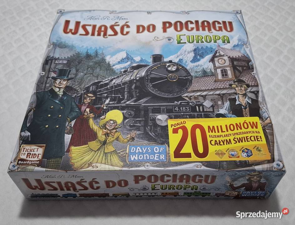 Gra planszowa Wsiąść do pociągu Europa Days of śląskie