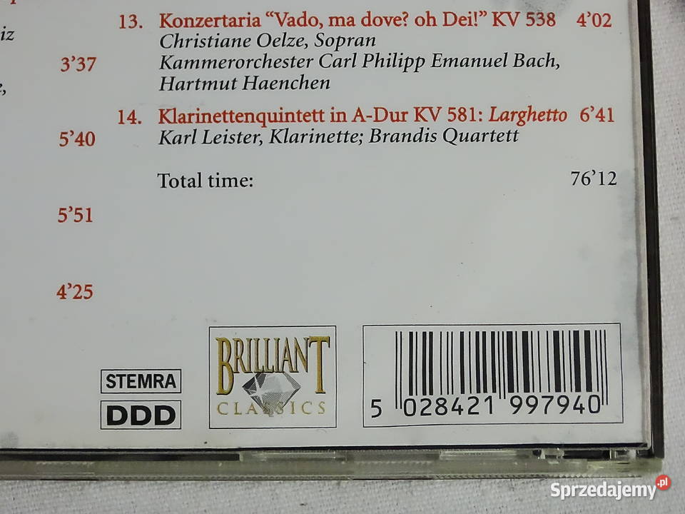 Mozart Mozart Edition Introduction CD Label lubelskie Biłgoraj