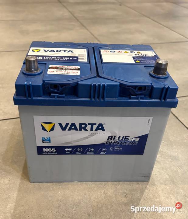 Akumulator VARTA Blue Dynamic EFB N65 65Ah Augustów