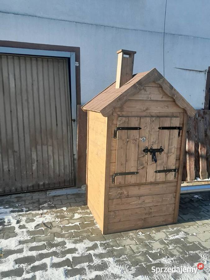 Wedzarka Wędzarnie drewniane duza świętokrzyskie Wąchock